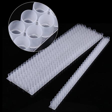 6 kpl Muoviset Queen Bee -kaksoiskennonauhasetti pohjalla mehil istarhaukseen, 63 kuningatarpes kuppia