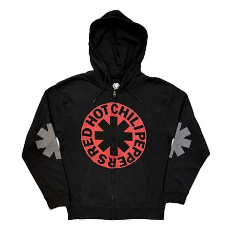 Red Hot Chili Peppers Unisex Vuxen Cirkel Asterisk Full Zip Hoodie