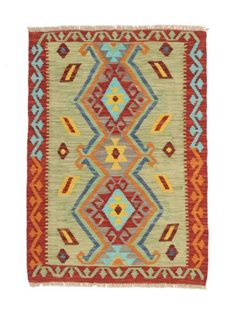 Kilim Afghan Old Style Rug 86X119 Wool, Afghanistan