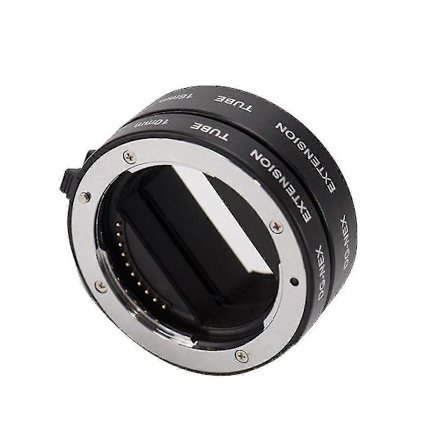 Auto Focus Makro Forlængerrør Ring 10mm 16mm Til E-mount A6300 A6500 A6000 A7 A7ii A7iii Objektiv -up