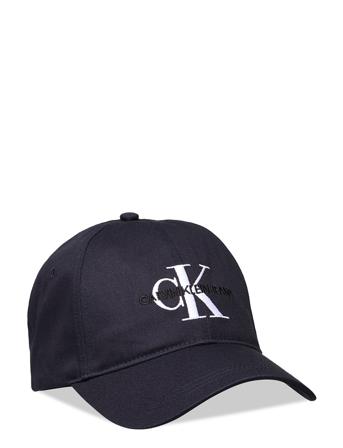 Monogram Cap Embro Accessories Headwear Caps Sininen Calvin Klein
