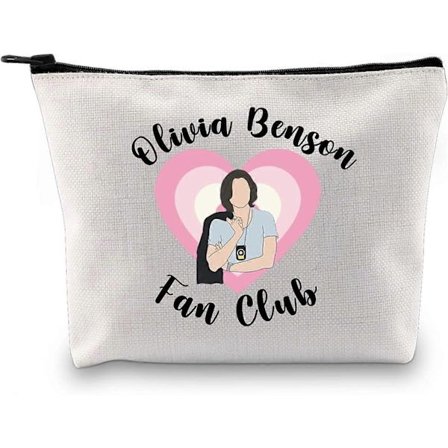 Law TV-serie Inspireret Gave Olivia Benson Fan Club Makeup Taske Olivia Benson Kosmetik Taske Krimi Elskere Gave 90'er Fan Gave (Olivia Benson)