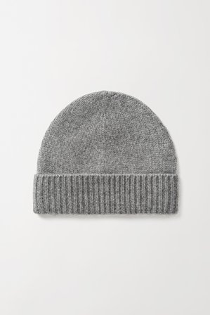 Soft Goat - Chunky Beanie - Cashmere beanie - One Size - Grey