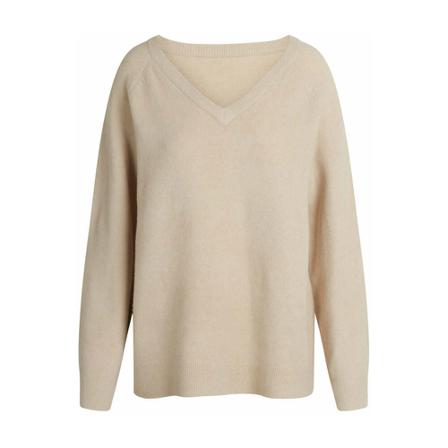 La Rouge - Stickade Tröjor & Koftor - Beige - Dam - Storlek: S/m, Dam, Storlek: S/M