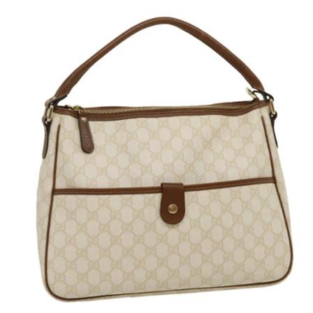 Gucci Vintage, Pre-owned Shoulder Bag Wit, Dames, Maat:ONE Size,leer