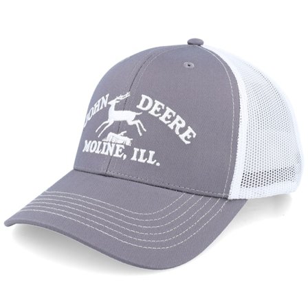 John Deere - Grau trucker Cap - Moline 112 Cap Grey/White Trucker @ Hatstore