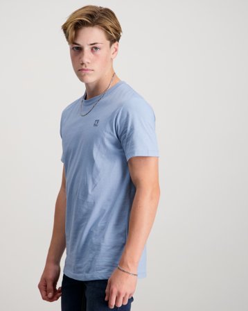 Calvin Klein MONO MINI BADGE REG T-SHIRT Blau T-Shirts Jungen - Kids Brand Store