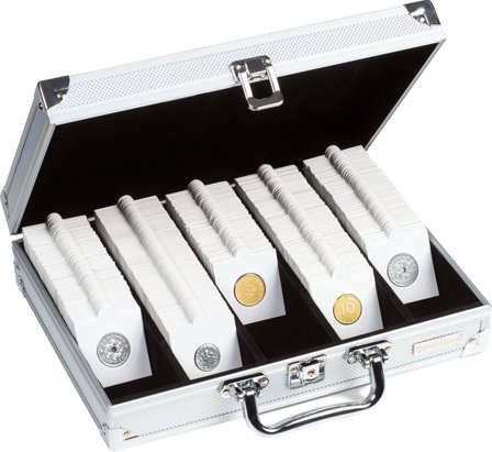 Kuffert til 650 møntrammer