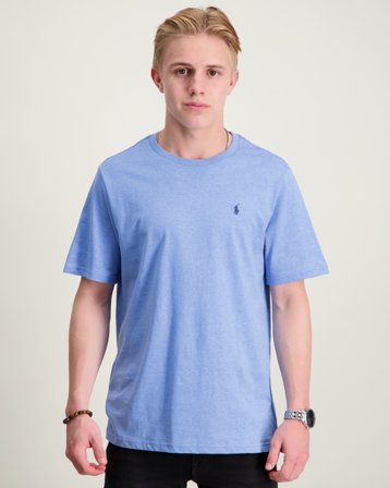 Polo Ralph Lauren Cotton Jersey Crewneck Tee Blå T-shirts Kille - Kids Brand Store