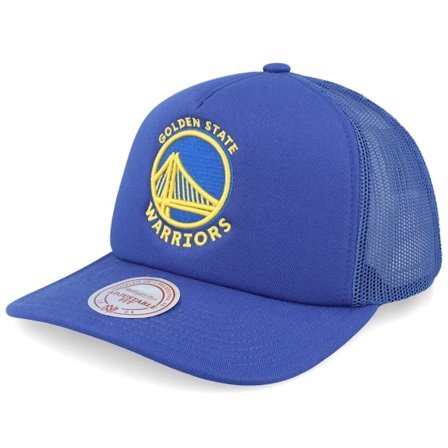 Mitchell & Ness - Azul trucker Gorra - Golden State Warriors Evergreen Blue Trucker @ Hatstore