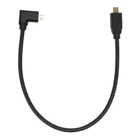 8K 60Hz Micro HDMI Hann til Hann Rettvinklet Kabel OD4.0mm