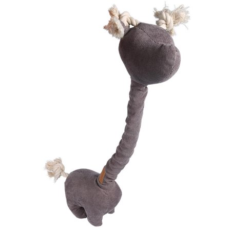 D&D D&D Sjiraff i Fløyel, Grå - 52cm