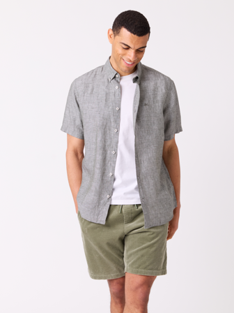 Jean Paul - Dillon linskjorte - Regular fit - Herre - Grønn - Skjorter - S