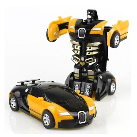 One-key Deformation Car Toys Automatic Transform Robot
