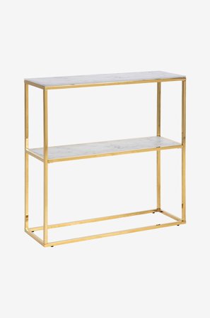 NORDFORM - Konsolbord Kasper 26 x 79,5 cm - Mässing - Avlastningsbord & sidobord - Från Homeroom