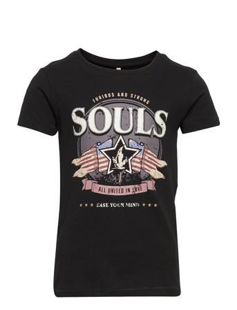 Konjenna Life Fit S/S Top Box Jrs Black Kids Only