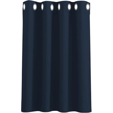 Mørkleggingsgardin mørkeblå 132cm x 90cm Termisk isolert maljegardin 1 panel for små vinduer Kjøkken Soverom Lysblokkering