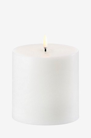 Uyuni - Pöytäkynttilä Uyuni LED, 10x10 cm - Valkoinen - Kynttilät - - Homeroom