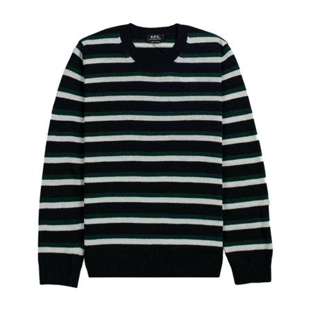 A.p.c. Strik Blå, Herre Strik, Størrelse: XL