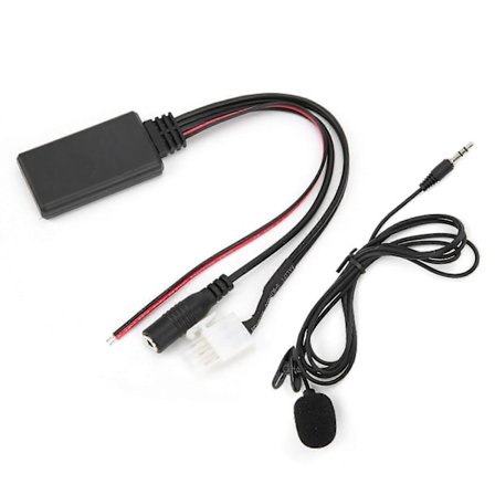 DC 12V Bilstereo-kabel AUX Bluetooth 5.0-adapter Ersättning för Honda Goldwing GL1800