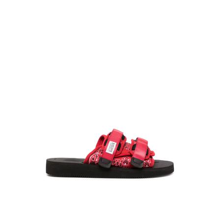 Suicoke Moto CAB Pt02 Sandalen , Rood , Heren , Maat: 40 EU