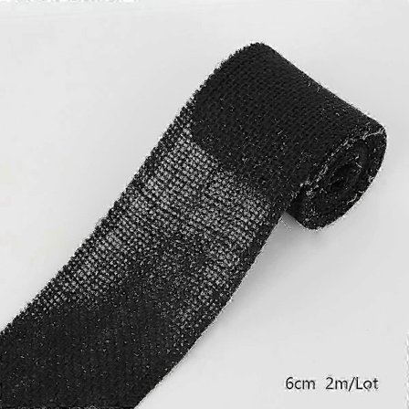 2 m bred 6 cm farverig naturlig jute hessian bånd jute stof rulle hessian bånd pynt tape rustik W