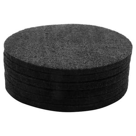 10-pack Förtjockade Kompostbehållarfilter Aktiva Kolfilter För Kökskompostbehållare Ersättning, 10 mm Tjocklek, 6,75 Tum
