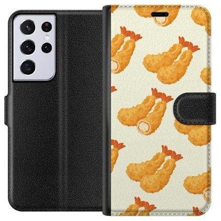 Plånboksfodral till Samsung Galaxy S21 Ultra 5G med Räkor