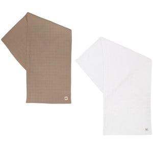 Buddy & Hope 2-Pack Taupe Muslin Blanket One Size - Textile - One size - Brown