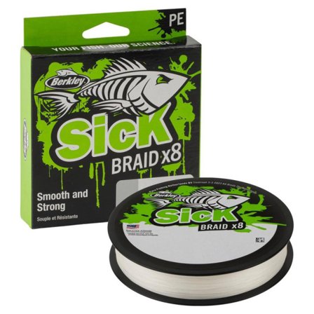Berkley Sick Braid White 150m - 0.10mm