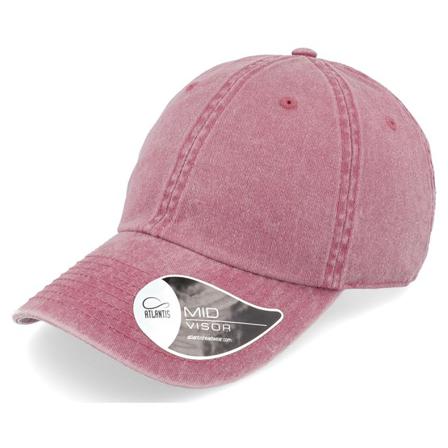 Atlantis Dad Cap / Unconstructed Lippis Punainen @ Hatstore | Lippis Digg Burgundy Washed Dad Cap / Unconstructed Atlantis