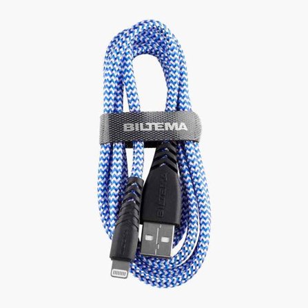 Biltema - USB lade-/synkroniseringskabel med Lightning-kontakt 1 m