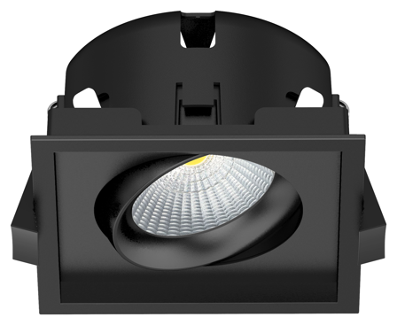 Westal WLD Reko I Indbygningsspot 7 W, 730 lm. sort 2700 K, Belysning
