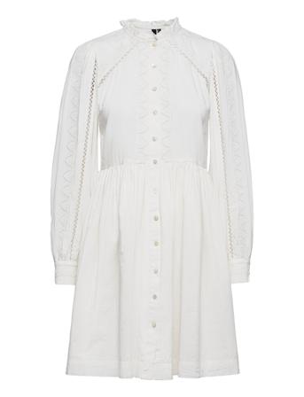 Yaskenora Ls Shirt Dress S. White YAS