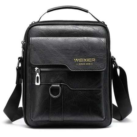 Skuldertaske PU-læder herre skuldertaske sidelomme skuldertaske vintage skuldertaske mobiltelefon taske messenger taske skuldertaske herre taske, brun