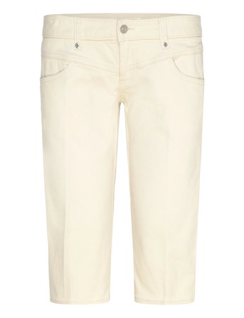 Monki Ultra Low Rise Capri Trousers - Cream - 40