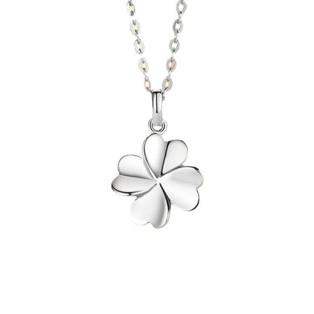 Lucky Clover Damhalsband Mode Liten Frisk Nyckelben Kedja