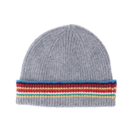 Paul Smith, Beanies Grijs, Heren, Maat:ONE Size