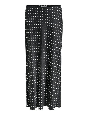 Objsally Maxi Skirt E Div Black Object