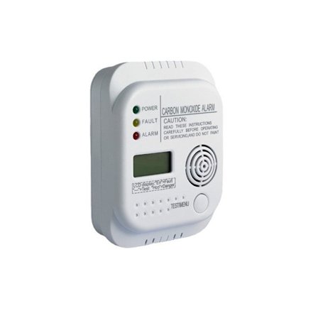 LZ201 CO-detektor Karbonmonoksid-detektor Gassdetektor Varslingsdetektor Karbonmonoksiddetektor LCD