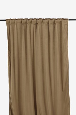 Venture Home - Gardin Mary 2-pack - Brun - Hanklängder - 135X250 - Från Homeroom