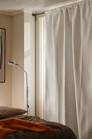 Jotex - Blendingsgardin - 1 Lengde Hvit - NIKA - Kjøp Multifunksjonsgardiner hos Jotex