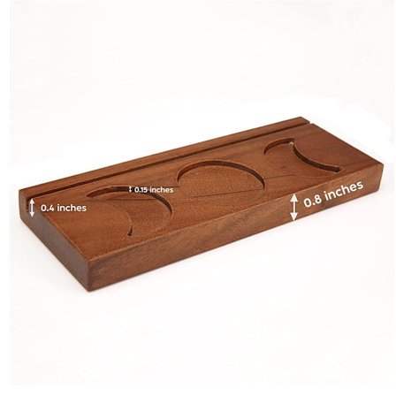 Tarot-korttiteline - Näytä päivittäiset vahvistuskortit - Puinen Tar