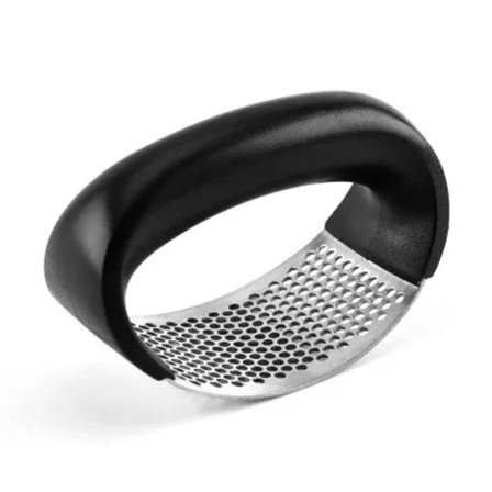 Rostfritt stål Vitlökspress Manuell Vitlöksfärs Hacka Vitlök Verktyg Kurva Frukt Grönsak Matlagning Kök Prylar Verktyg