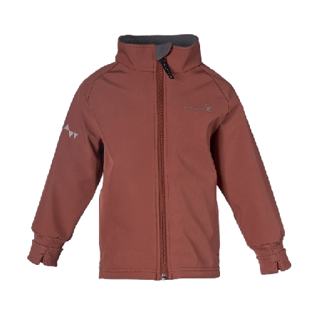 ISBJÖRN of Sweden Thunder Vindfleece Jacka 86cl-128cl Ytterplagg Unisex Brun 110/116