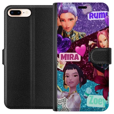 Yhteensopiva Lompakkokotelo Apple Apple iPhone 7 Plus Borussia Dortmundin BVB 09-emblema keltainen ja musta graafinen suunnittelu jalkapallofaneille j