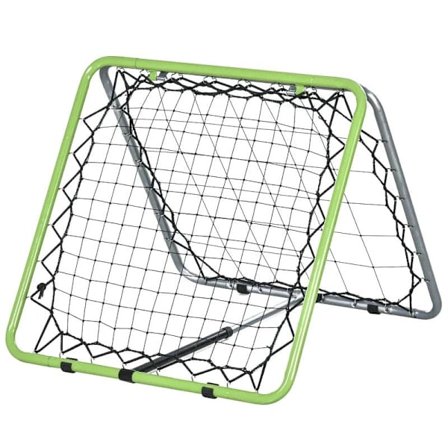 Rootz Rebounder Net - Säädettävä Rebounder Net - Harjoitusmaalisarja - Rebound-seinäverkko - Vihreä/Musta - 75 x 75 x 64 cm