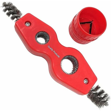 Kobberrørrenser Børste til Afgratning af Rust til VVS Installation Lodning DIY Industrielt Værktøj