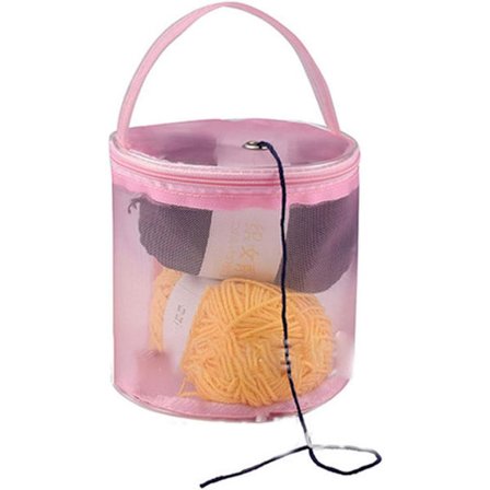 Garnhållare Tote Bag - Virkning Stickning Förvaring Korgar Resa