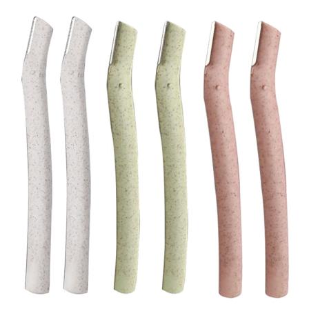 6 st ögonbrynsrakhyvlar för kvinnor, ansiktsrakhyvlar, ögonbrynsformare för